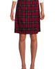 Lands' End Lands' End School Uniform Plaid A Line Tab Skort Top of Knee - 1