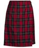Lands' End Lands' End School Uniform Plaid A Line Tab Skort Top of Knee - 3