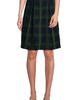 Lands' End Lands' End School Uniform Plaid Pleated Skort Top of Knee - 1