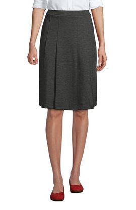 Lands' End Lands' End School Uniform Ponte Pleat Skirt