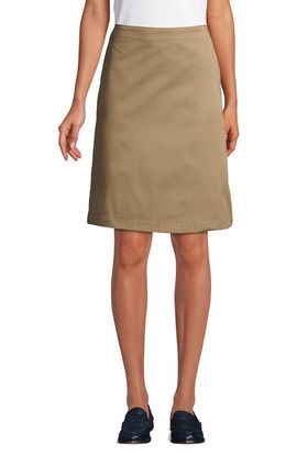 Lands' End Lands' End School Uniform Young Blend Chino Skort Top of Knee