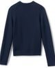 Lands' End Lands' End School Uniform Young Cotton Modal V-neck Sweater - 3