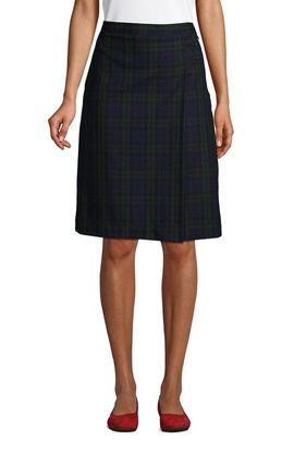 Lands' End Lands' End School Uniform Young Plaid A-line Skirt Below the Knee
