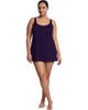 Lands' End Lands' End Scoop Neck Mini Swim Dress One Piece Swimsuit - 1