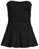Lands' End Lands' End Sculpting Bandeau Lace Back Mini Swim Dress - 5