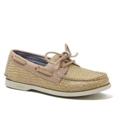 Lands' End Lands' End Seaport Woven Boat Shoes