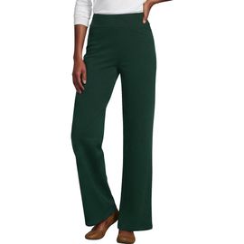 Lands' End Lands' End Serious Sweats High Rise Fleece Lined Straight Leg Pants