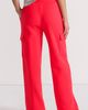 Lands' End Lands' End Serious Sweats High Rise Wide Leg Cargo Pants - 2