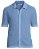 Lands' End Lands' End Short Sleeve Lightweight Button Through Polo - 5