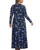 Lands' End Lands' End Silky Knit Ruched Maxi Dress - 2