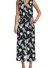 Lands' End Lands' End Sleeveless Creaseless Wrap Jumpsuit - 3