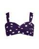 Lands' End Lands' End Slender Lite Sweetheart Shirred Bikini Top - 3