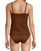 Lands' End Lands' End Slender Lite Sweetheart Shirred Tankini - 2