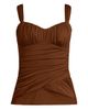 Lands' End Lands' End Slender Lite Sweetheart Shirred Tankini - 3