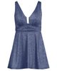 Lands' End Lands' End Slender Suit Shine U-Wire Swim Dress Swimsuit - 4