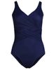 Lands' End Lands' End Slender Suit Wrap One Piece Swimsuit - 5