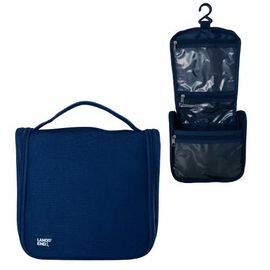 Lands' End Lands' End Small Hanging Toiletry Bag for Travel, Canvas Hanging Dopp Kit Hygiene Bag