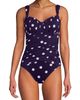 Lands' End Lands' End Smoothing Sweetheart Shirred One Piece - 1