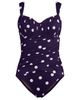 Lands' End Lands' End Smoothing Sweetheart Shirred One Piece - 3