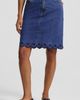 Lands' End Lands' End Soft Denim Classic 5 Pocket Above the Knee Skirt - 1