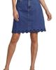 Lands' End Lands' End Soft Denim Classic 5 Pocket Above the Knee Skirt - 3