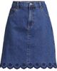 Lands' End Lands' End Soft Denim Classic 5 Pocket Above the Knee Skirt - 5