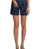 Lands' End Lands' End Soft Denim High Rise 7" Pleated Trouser Shorts - 3