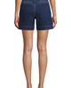 Lands' End Lands' End Soft Denim High Rise 7" Pleated Trouser Shorts - 4