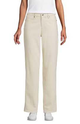 Lands' End Lands' End Soft Denim Mid Rise Boyfriend Jeans