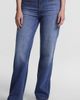 Lands' End Lands' End Soft Denim Mid Rise Relaxed Straight Leg Jeans - 1