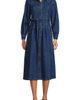Lands' End Lands' End Soft Denim Midi Shirt Dress - 3