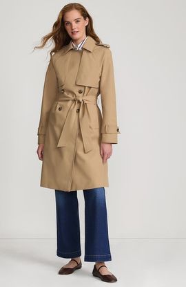 Lands' End Lands' End Squall Waterproof Modern Trench Coat