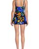 Lands' End Lands' End Square Neck Corset Seamed Swim Dress - 2