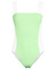 Lands' End Lands' End Square Neck High Leg One Piece Swimsuit - 3