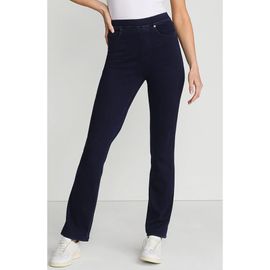 Lands' End Lands' End Starfish High Rise Knit Denim Straight Jeans