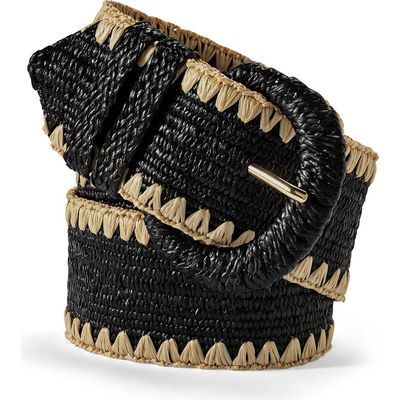 Lands' End Lands' End Stretch Raffia Belt