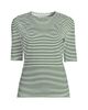 Lands' End Lands' End SunShade UPF 50 Elbow Sleeve Rash Guard Swim Tee - 3
