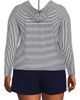 Lands' End Lands' End SunShade UPF 50 Hooded Zip Front Rash Guard - 4