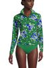 Lands' End Lands' End Sunshade Upf 50 Quarter Zip Rash Guard - 1