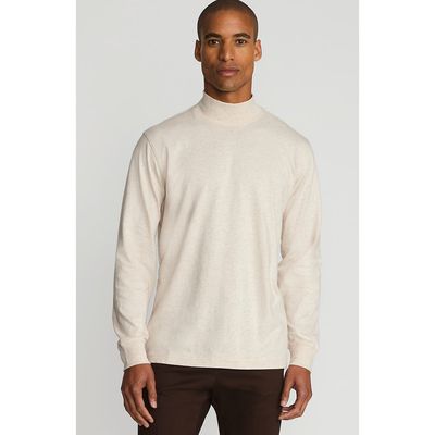 Lands' End Lands' End Super-T Mock Turtleneck