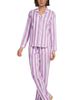 Lands' End Lands' End Tall Cotton Poplin 2 Piece Pajama Set - Long Sleeve Top and Pants - 3