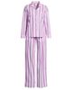 Lands' End Lands' End Tall Cotton Poplin 2 Piece Pajama Set - Long Sleeve Top and Pants - 5