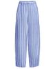 Lands' End Lands' End Tall Linen High Rise Pleated Barrel Leg Ankle Pants - 5