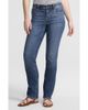 Lands' End Lands' End Tall Recover Mid Rise Straight Leg Blue Jeans - 1