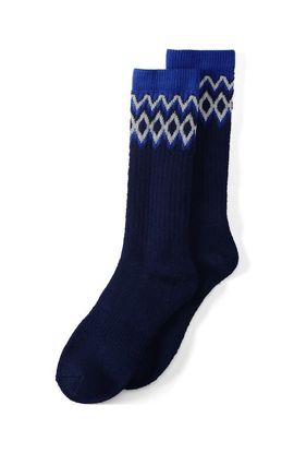 Lands' End Lands' End Thermaskin Heat Winter Boot Socks