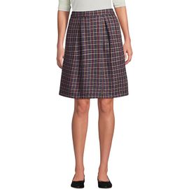 Lands' End Lands' End Top of Knee Plaid Skort