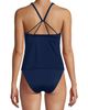 Lands' End Lands' End Tugless High Neck Strappy Back Tankini Swimsuit Top - 2