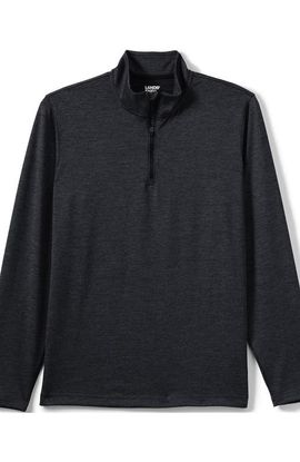 Lands' End Lands' End Unisex Rapid Dry Space Dye Quarter Zip Pullover Shirt