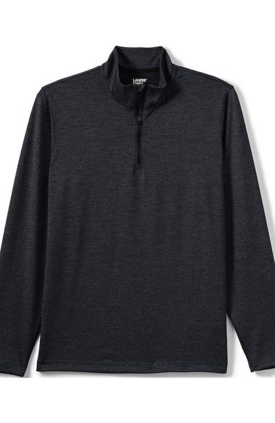 Lands' End Lands' End Unisex Rapid Dry Space Dye Quarter Zip Pullover Shirt