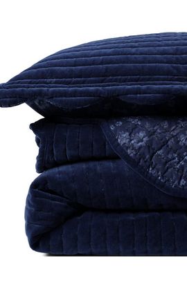 Lands' End Lands' End Velvet Scallop Quilt